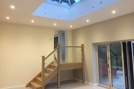 Home rewiring, electrical installations and lighting
